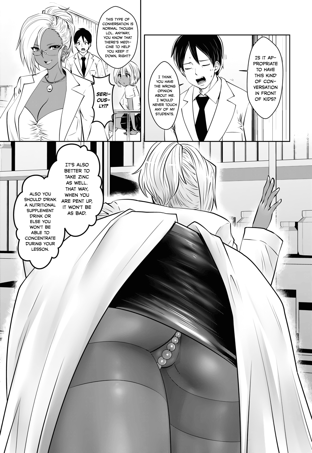 Burakku Gakkou ni Tsutomete Shimatta Sensei chapter 4 page 17