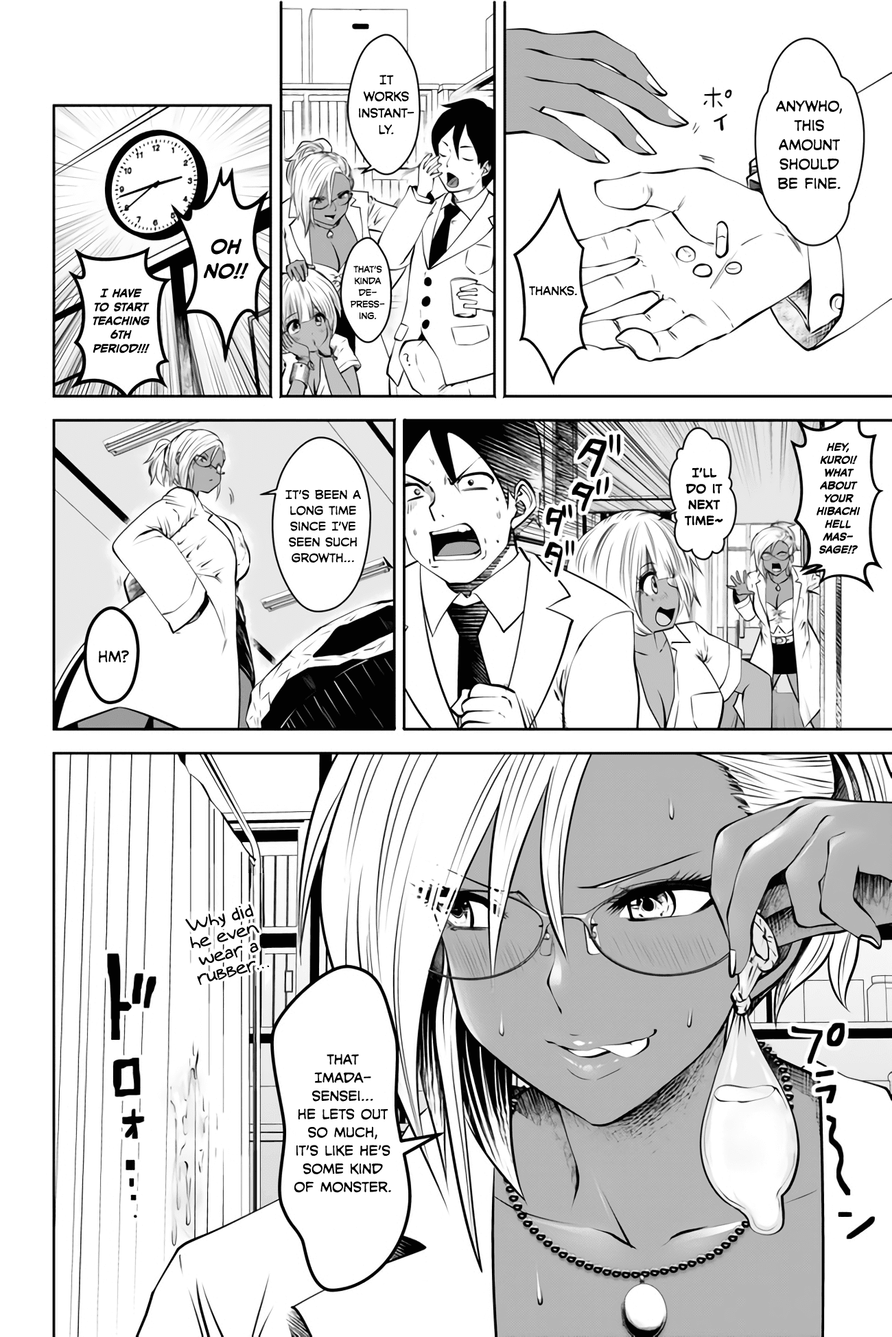 Burakku Gakkou ni Tsutomete Shimatta Sensei chapter 4 page 19