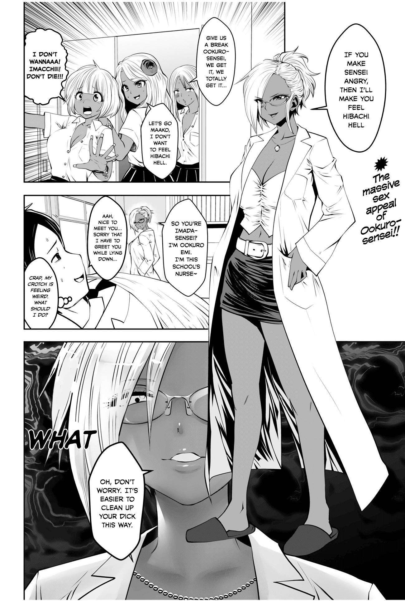 Burakku Gakkou ni Tsutomete Shimatta Sensei chapter 4 page 2