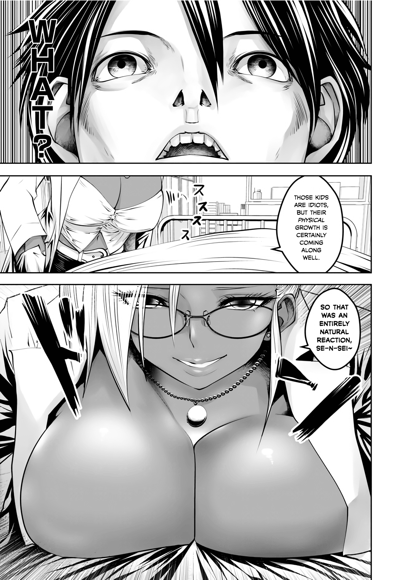 Burakku Gakkou ni Tsutomete Shimatta Sensei chapter 4 page 3