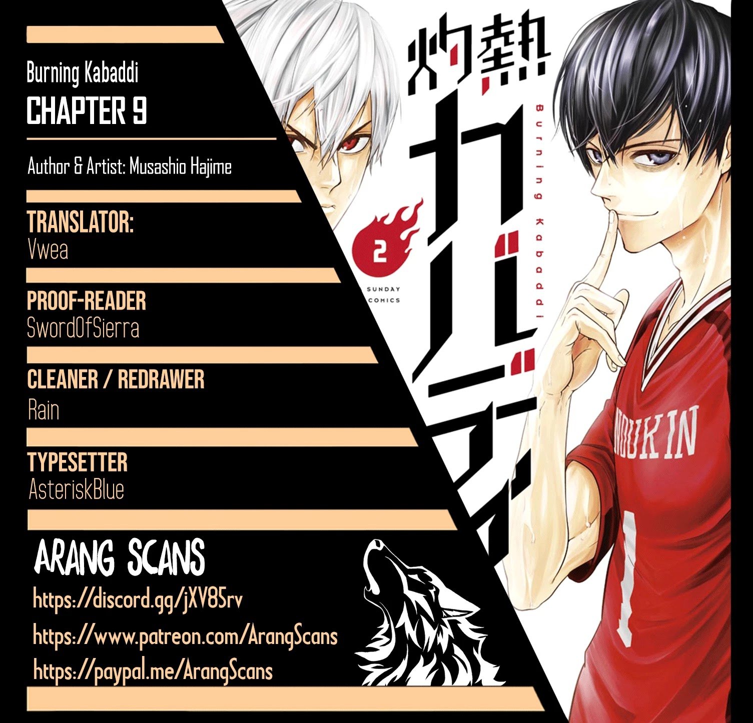 Burning Kabaddi chapter 9 page 1