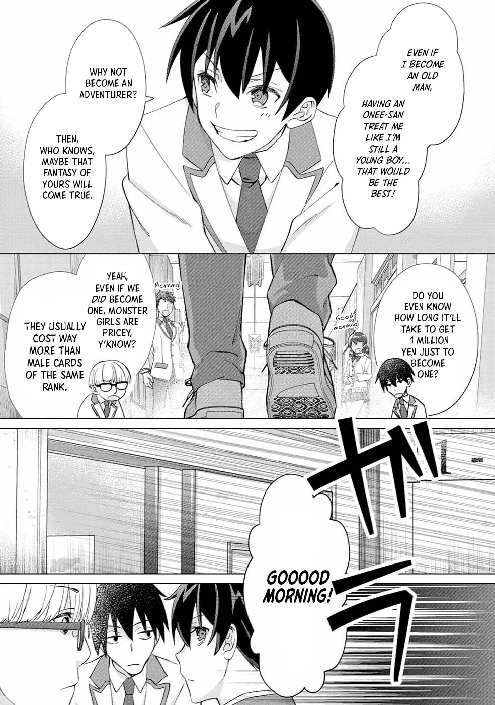 Can Even a Mob High Schooler Like Me Be a Normie If I Become an Adventurer? chapter 1 page 14