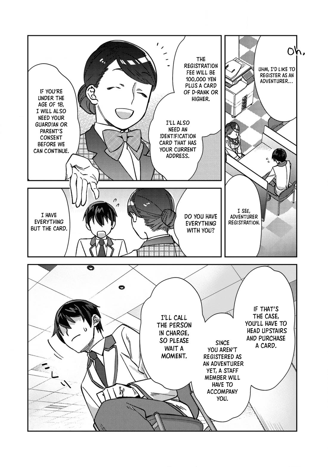 Can Even a Mob High Schooler Like Me Be a Normie If I Become an Adventurer? chapter 2 page 2