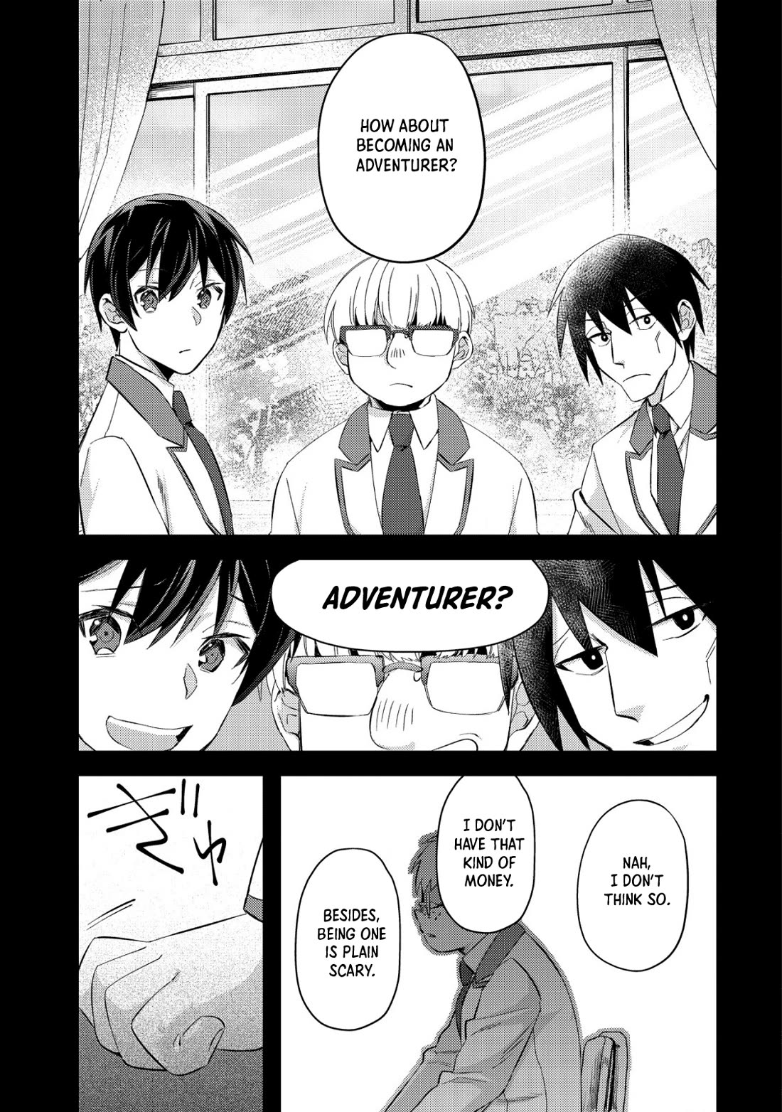 Can Even a Mob High Schooler Like Me Be a Normie If I Become an Adventurer? chapter 7 page 3