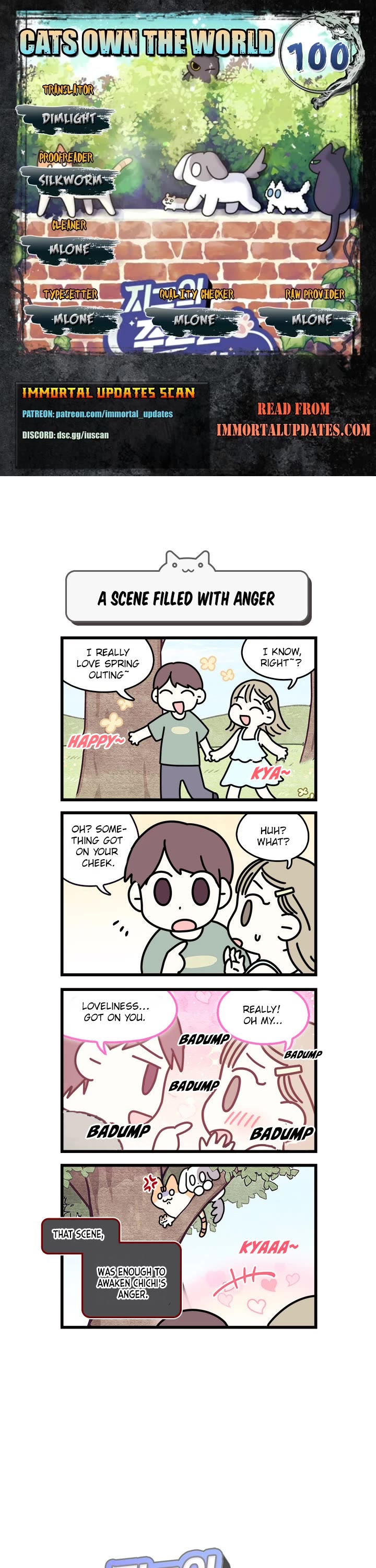 Cats Own the World chapter 100 page 1
