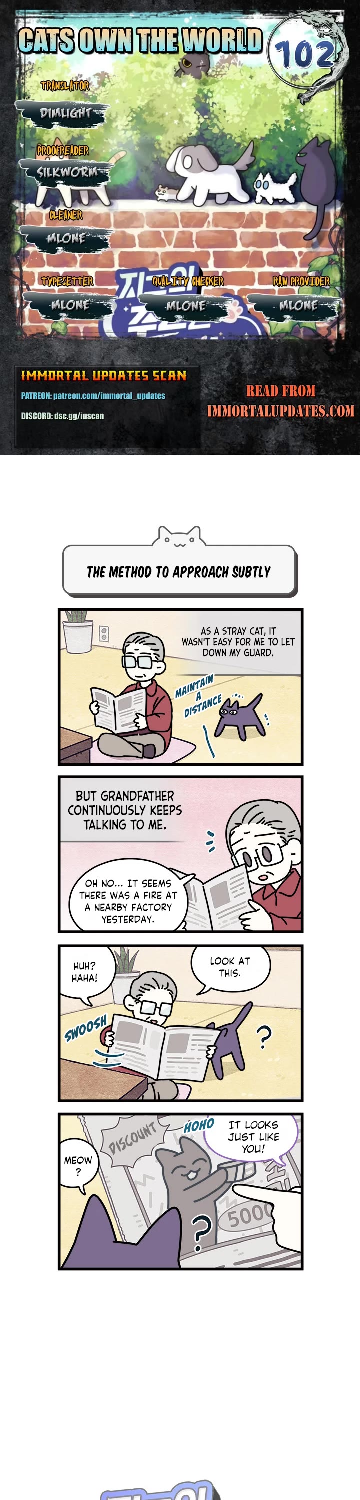 Cats Own the World chapter 102 page 1