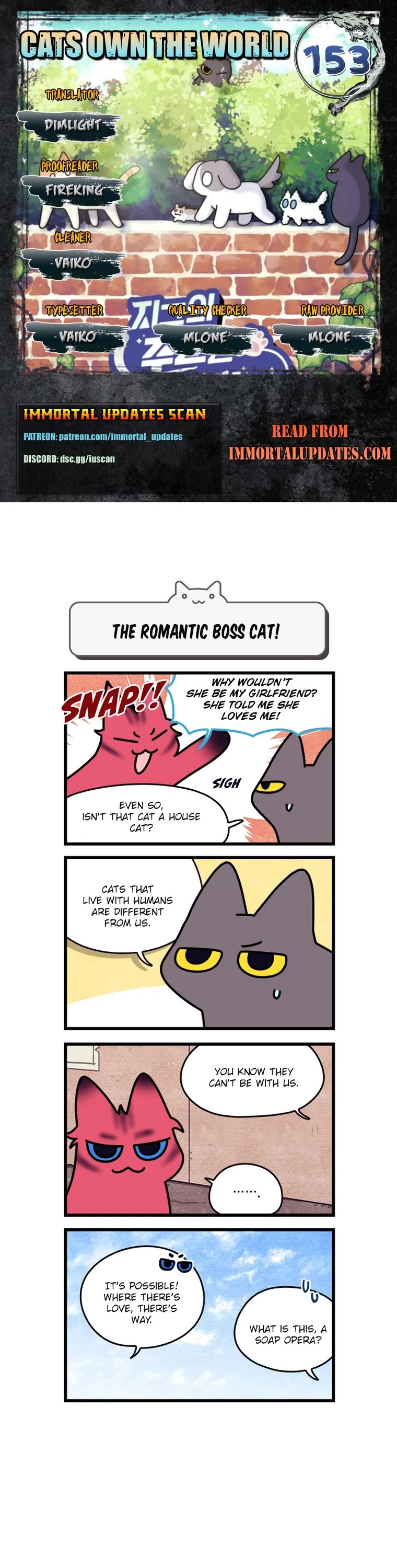 Cats Own the World chapter 153 page 1