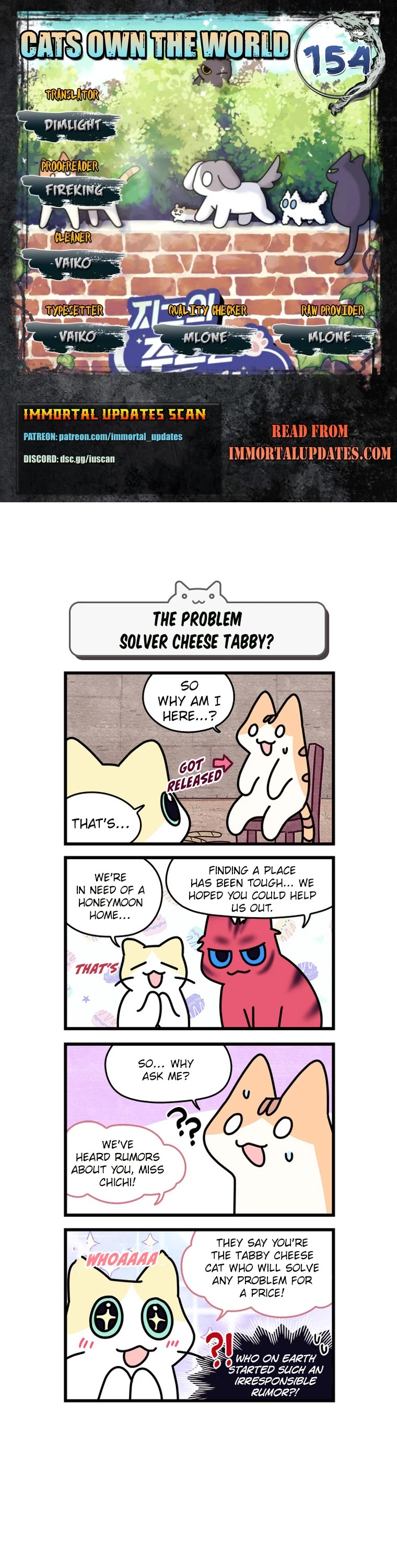 Cats Own the World chapter 154 page 1