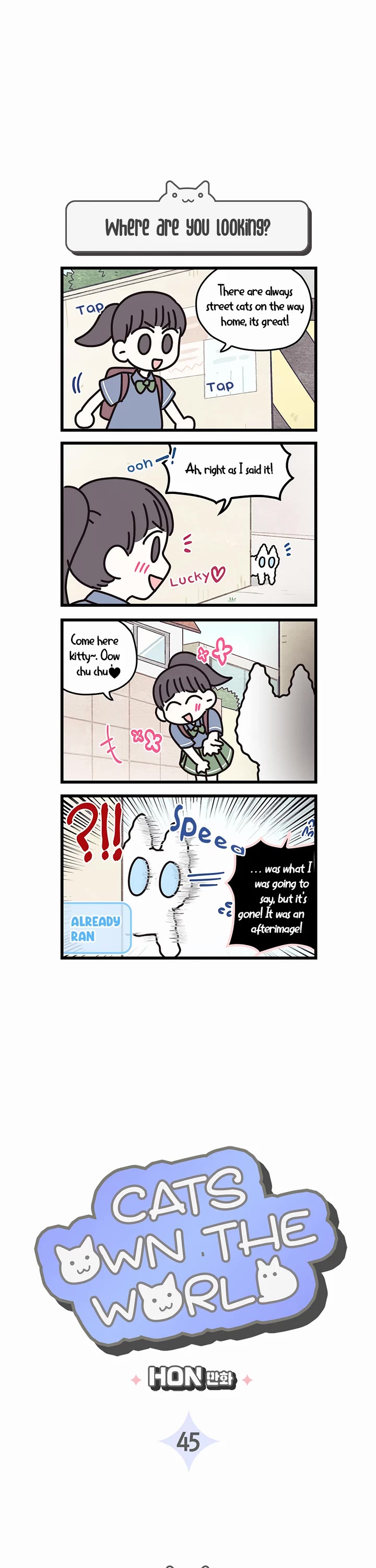 Cats Own the World chapter 45 page 1
