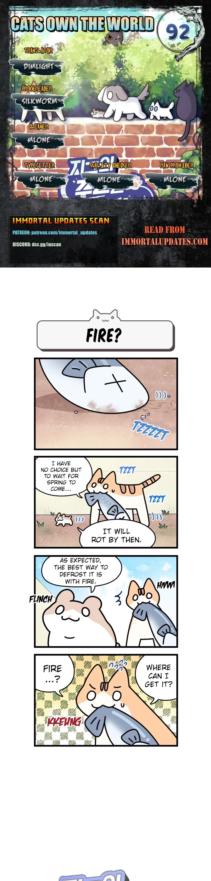 Cats Own the World chapter 92 page 1
