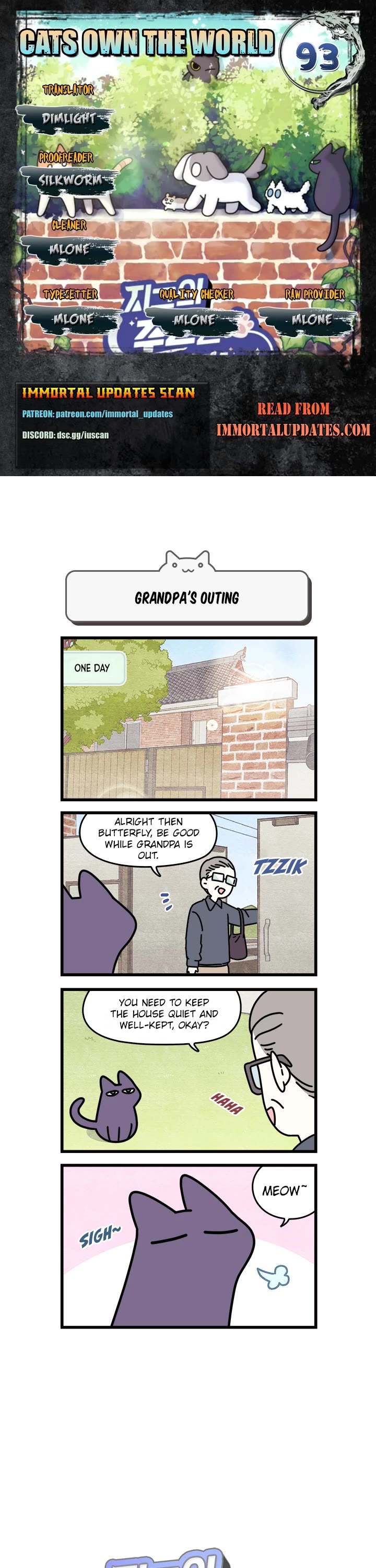 Cats Own the World chapter 93 page 1