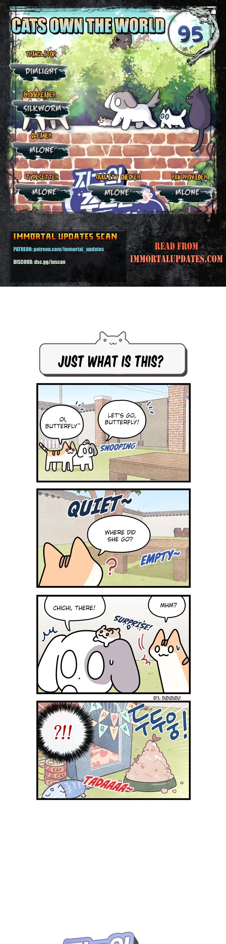 Cats Own the World chapter 95 page 1