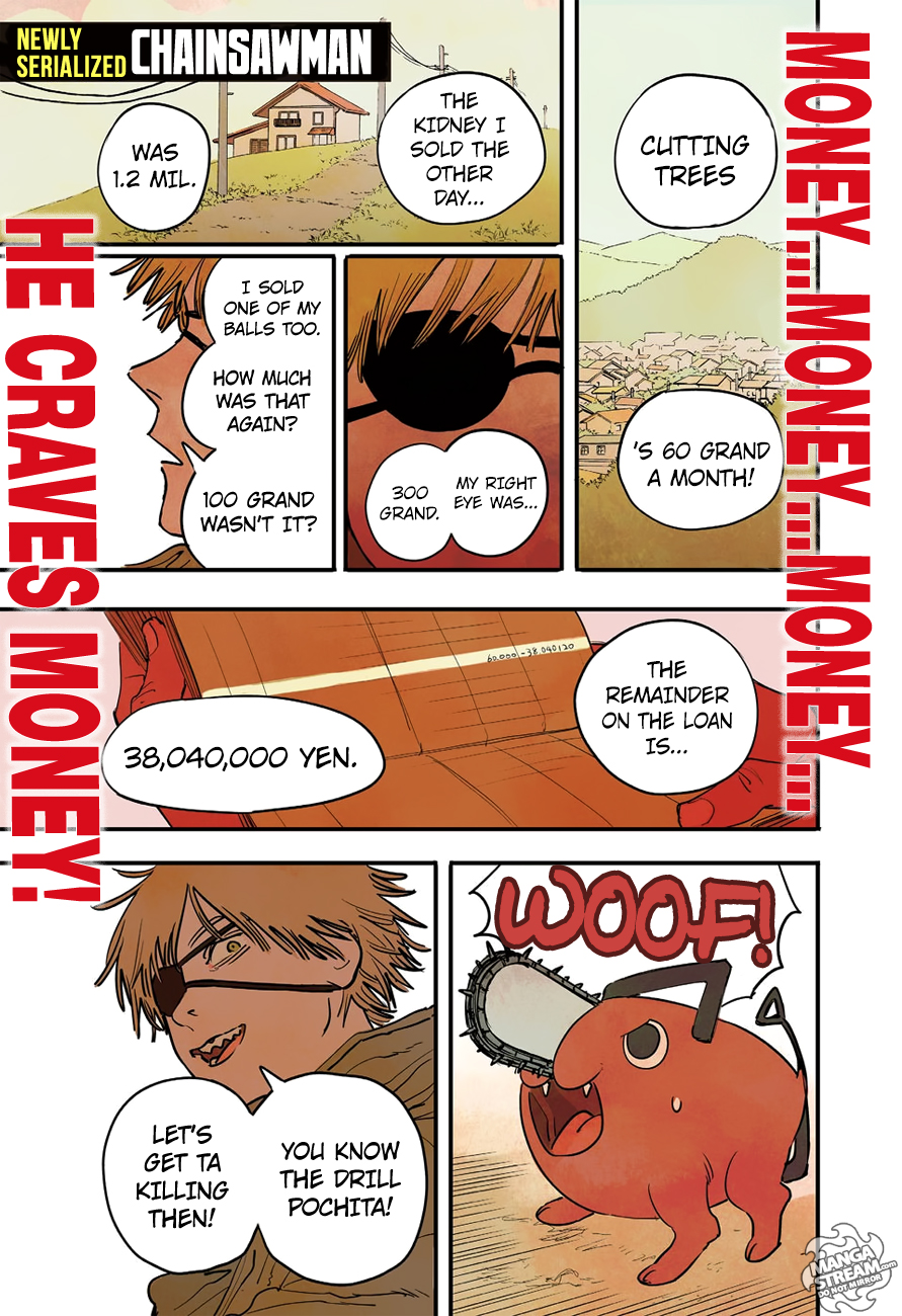 Chainsaw man chapter 1 page 1