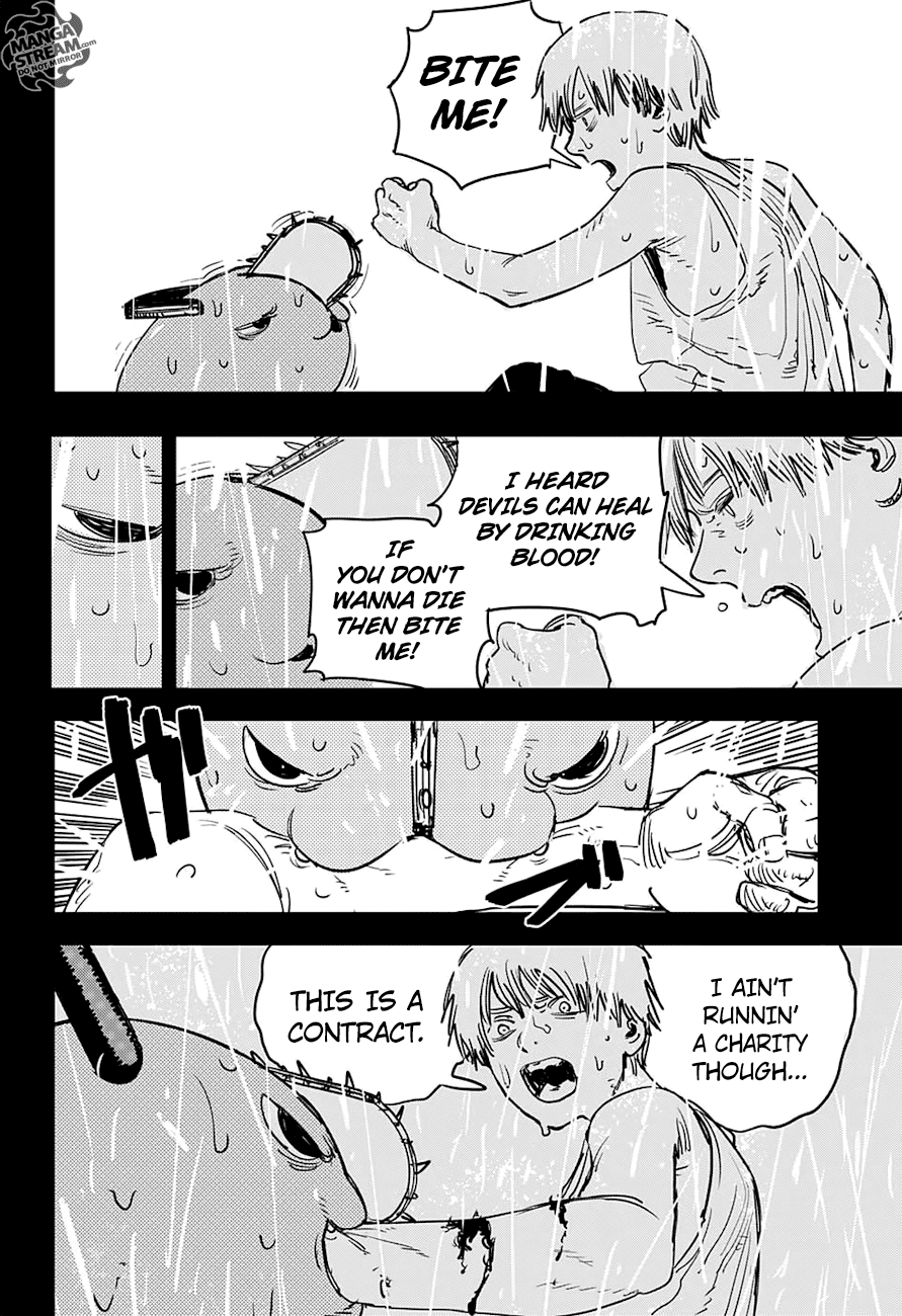 Chainsaw man chapter 1 page 13