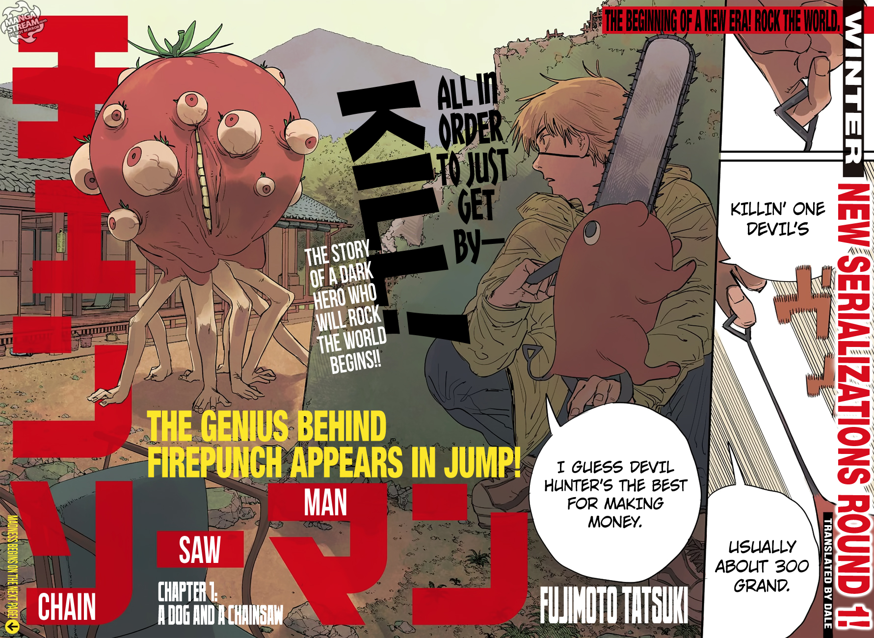 Chainsaw man chapter 1 page 2