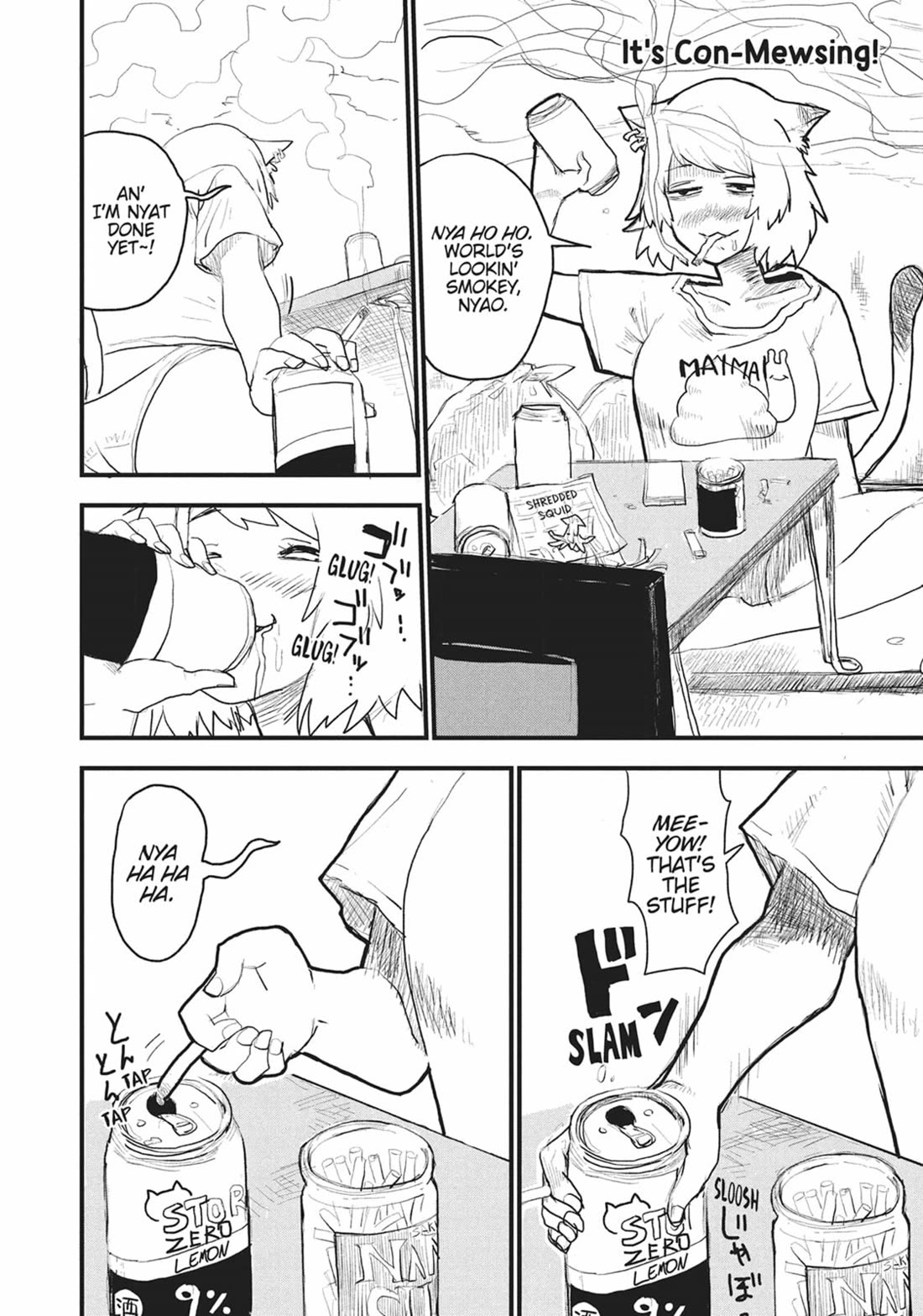 Chainsmoker Cat chapter 1 page 4