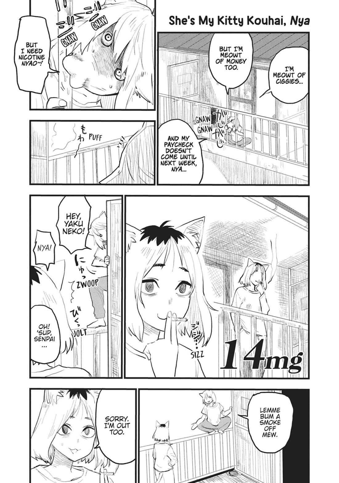 Chainsmoker Cat chapter 14 page 1