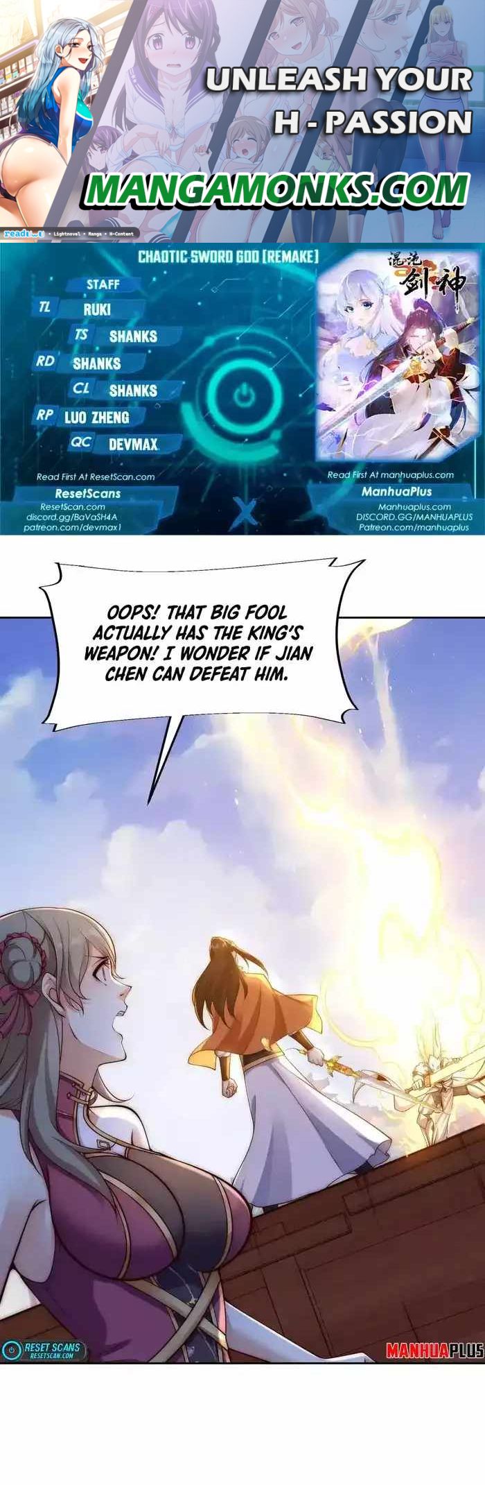 Chaotic Sword God (Remake) chapter 132 page 1