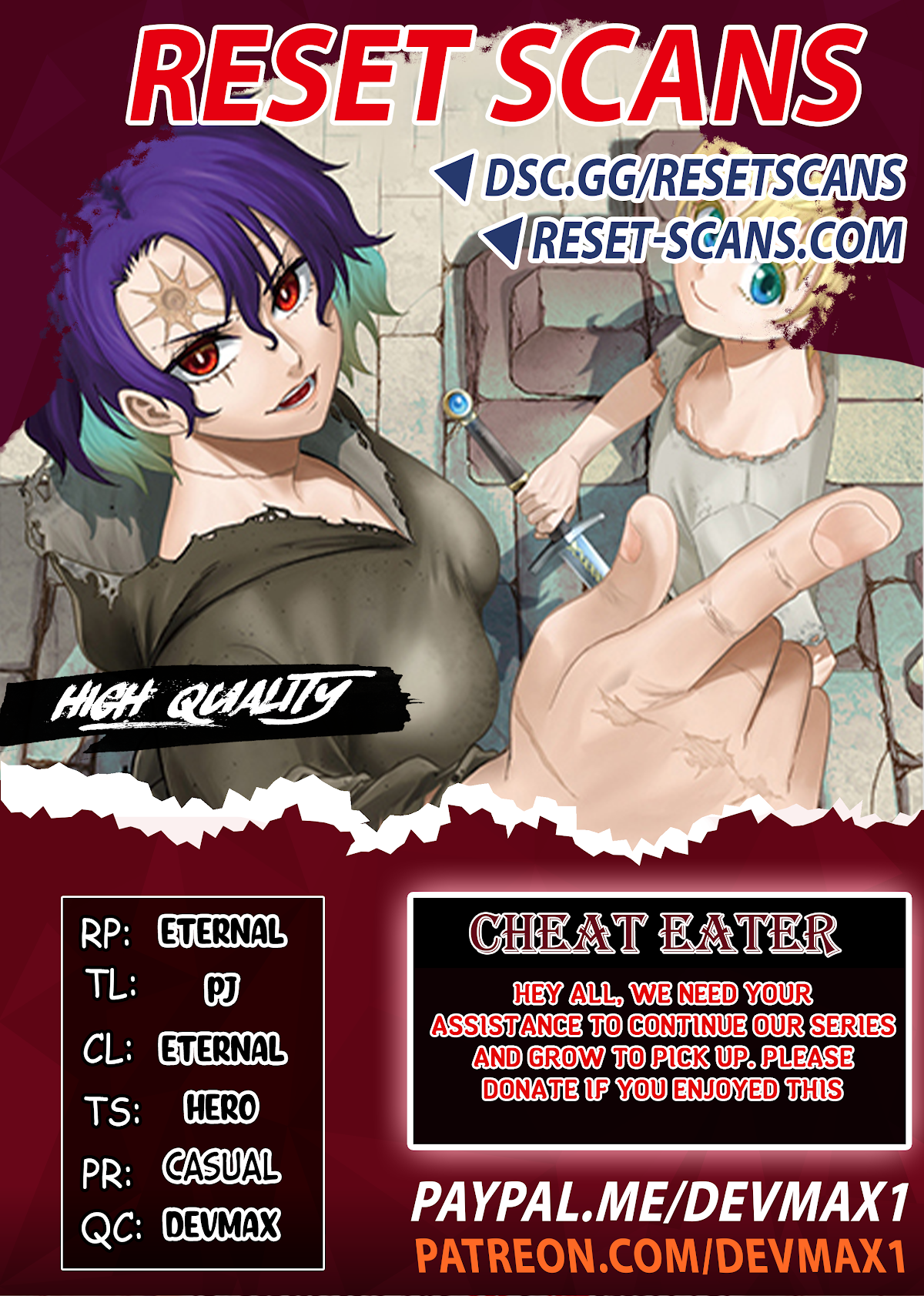 Cheat Eater: Destroyer of those Summoned from Different Worlds chapter 2 page 1
