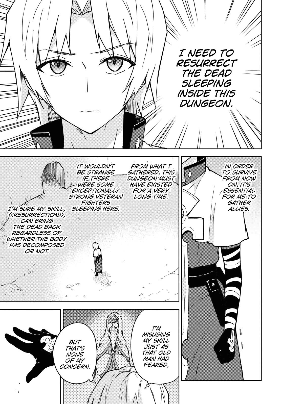 Cheat Skill "Shisha Sosei" ga Kakusei Shite, Inishie no Maougun wo Fukkatsu Sasete Shimaimashita chapter 2 page 11