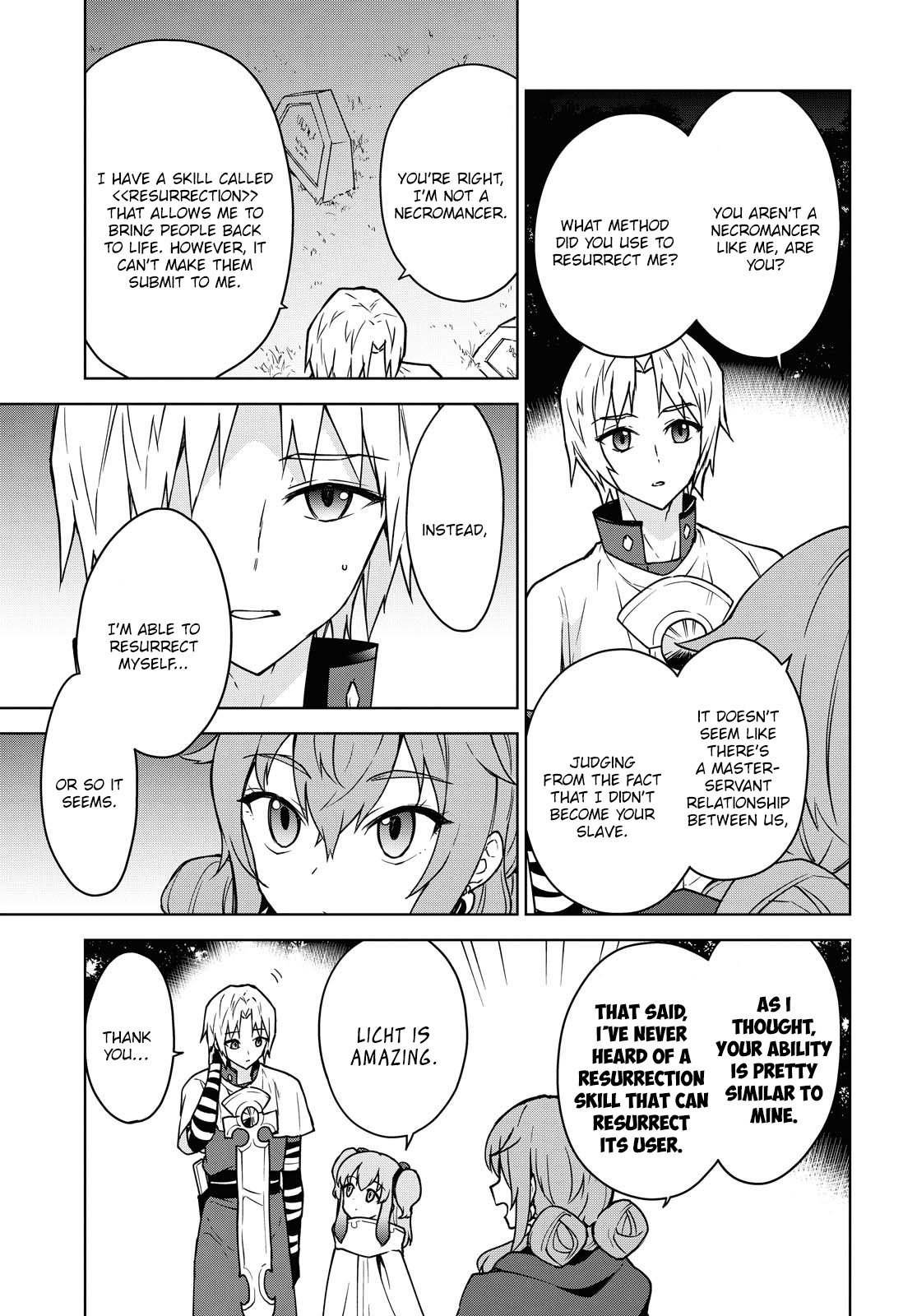 Cheat Skill "Shisha Sosei" ga Kakusei Shite, Inishie no Maougun wo Fukkatsu Sasete Shimaimashita chapter 4 page 7