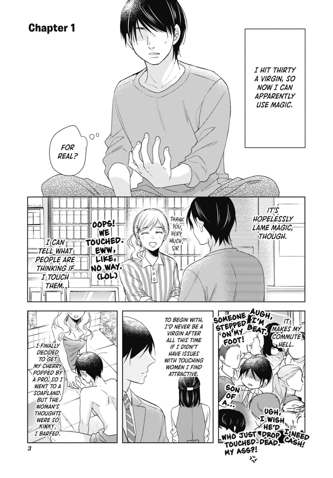 Cherry Magic! Thirty Years of Virginity Can Make You a Wizard?! chapter 1 page 4