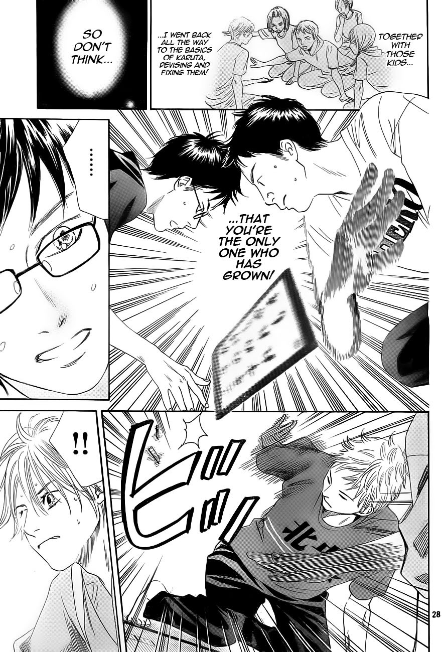Chihayafuru chapter 100 page 28