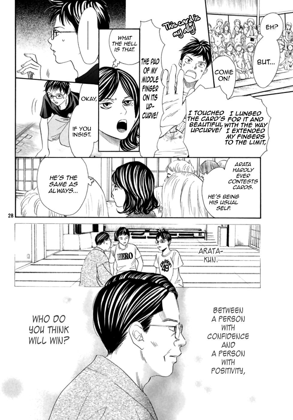 Chihayafuru chapter 186 page 28
