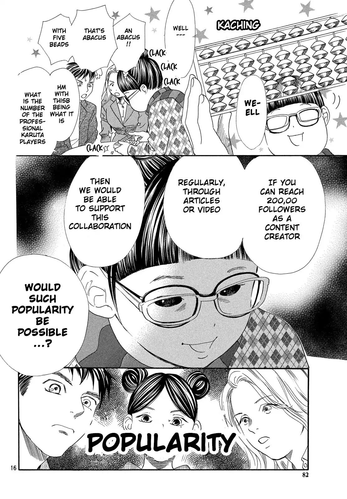 Chihayafuru chapter 210 page 16
