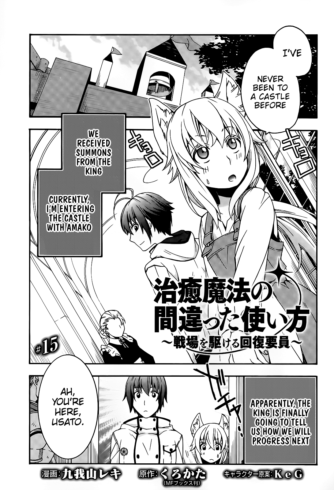 Chiyu Mahou no Machigatta Tsukaikata: Senjou wo Kakeru Kaifuku Youin chapter 15 page 1