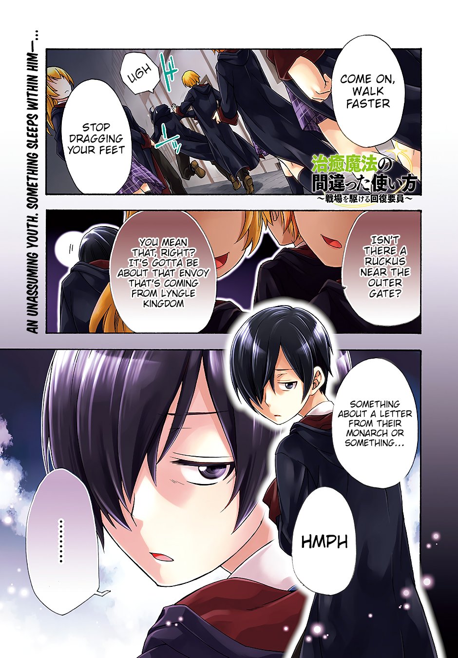 Chiyu Mahou no Machigatta Tsukaikata: Senjou wo Kakeru Kaifuku Youin chapter 17 page 1
