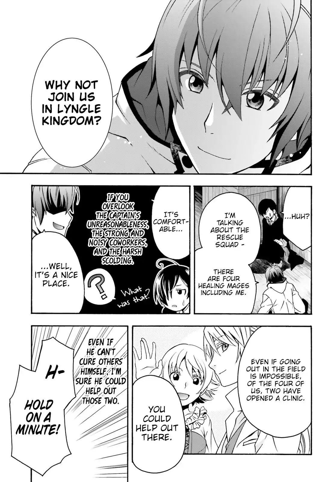 Chiyu Mahou no Machigatta Tsukaikata: Senjou wo Kakeru Kaifuku Youin chapter 23 page 32