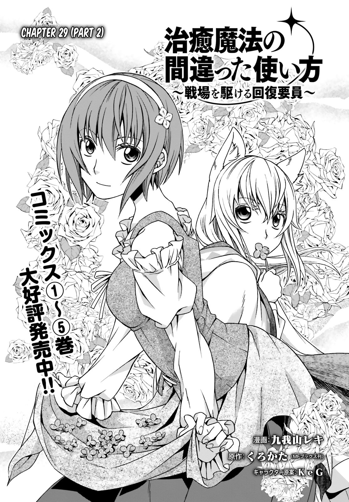 Chiyu Mahou no Machigatta Tsukaikata: Senjou wo Kakeru Kaifuku Youin chapter 29.2 page 1