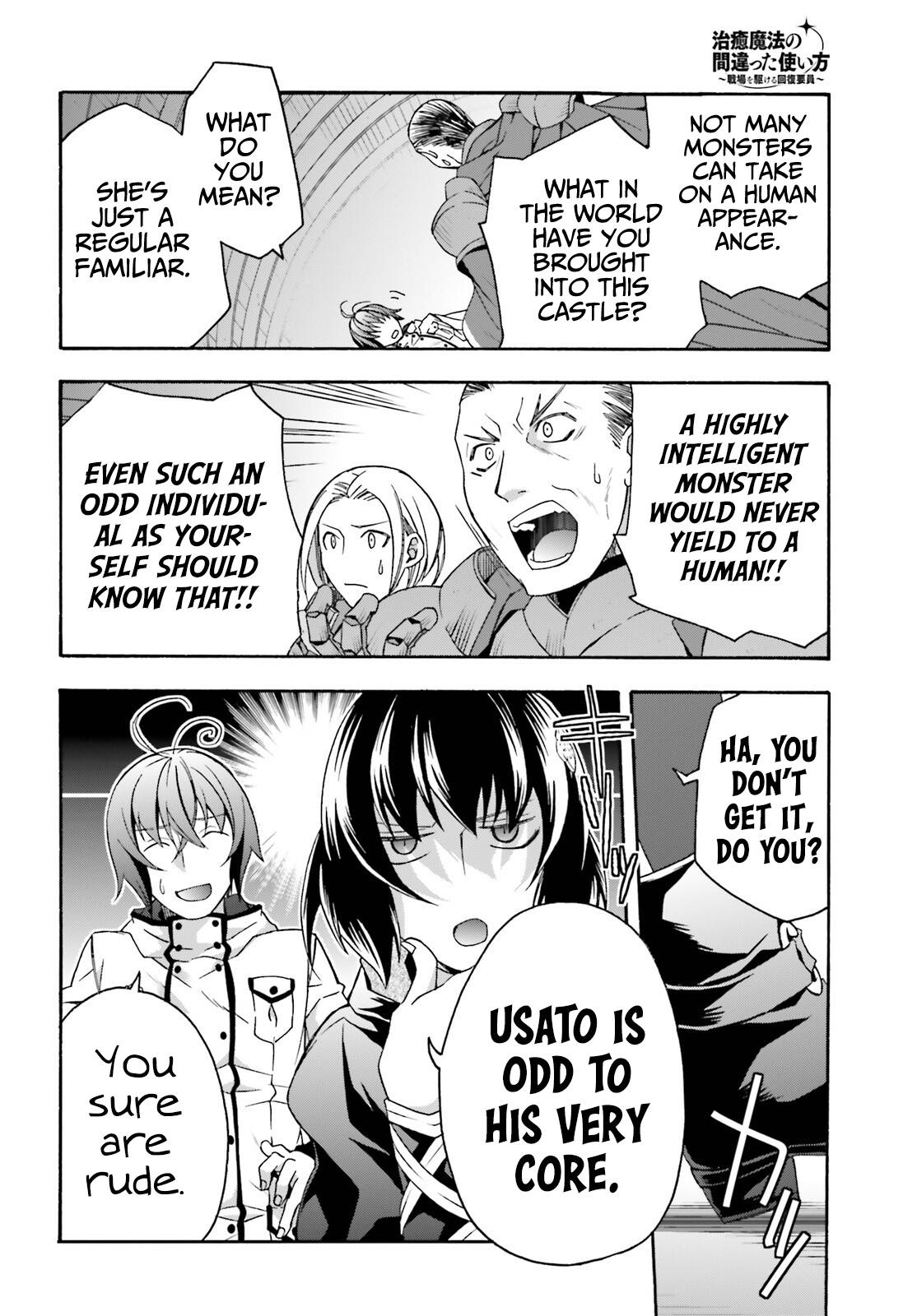 Chiyu Mahou no Machigatta Tsukaikata: Senjou wo Kakeru Kaifuku Youin chapter 56 page 25