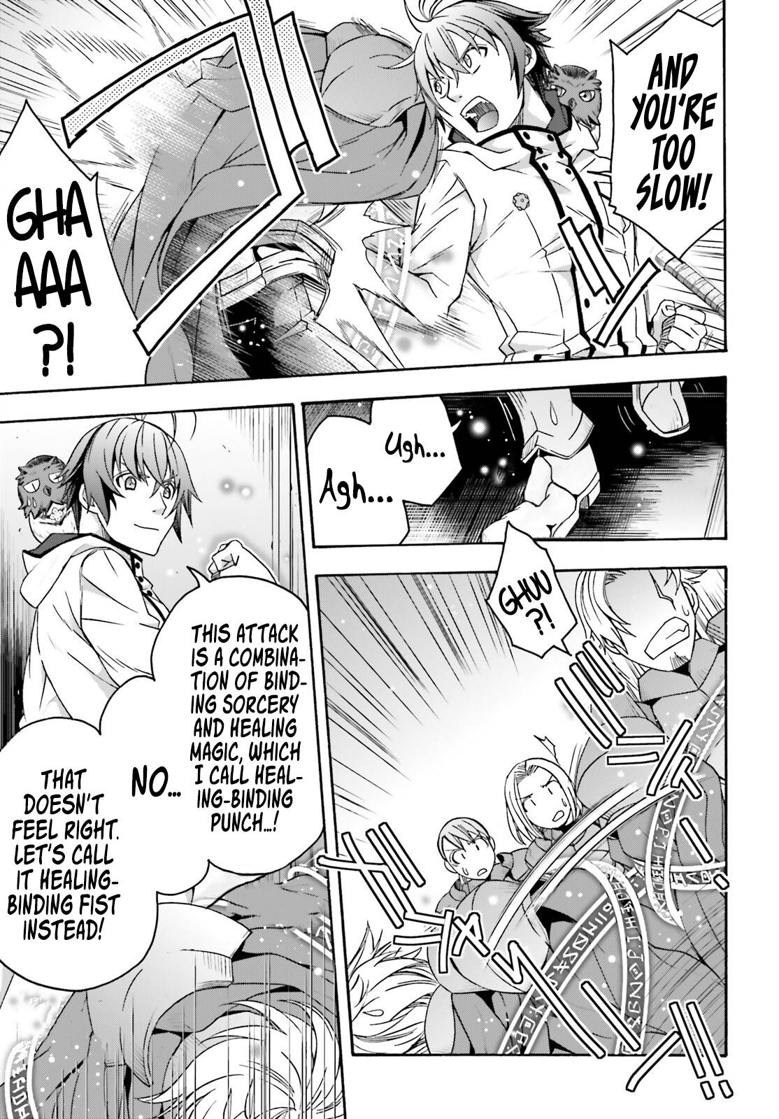 Chiyu Mahou no Machigatta Tsukaikata: Senjou wo Kakeru Kaifuku Youin chapter 57 page 4