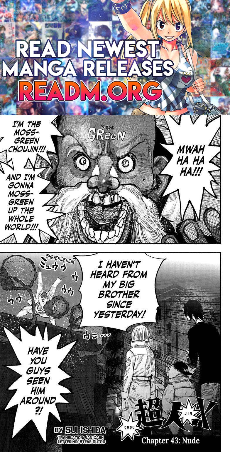 Choujin X chapter 43 page 1