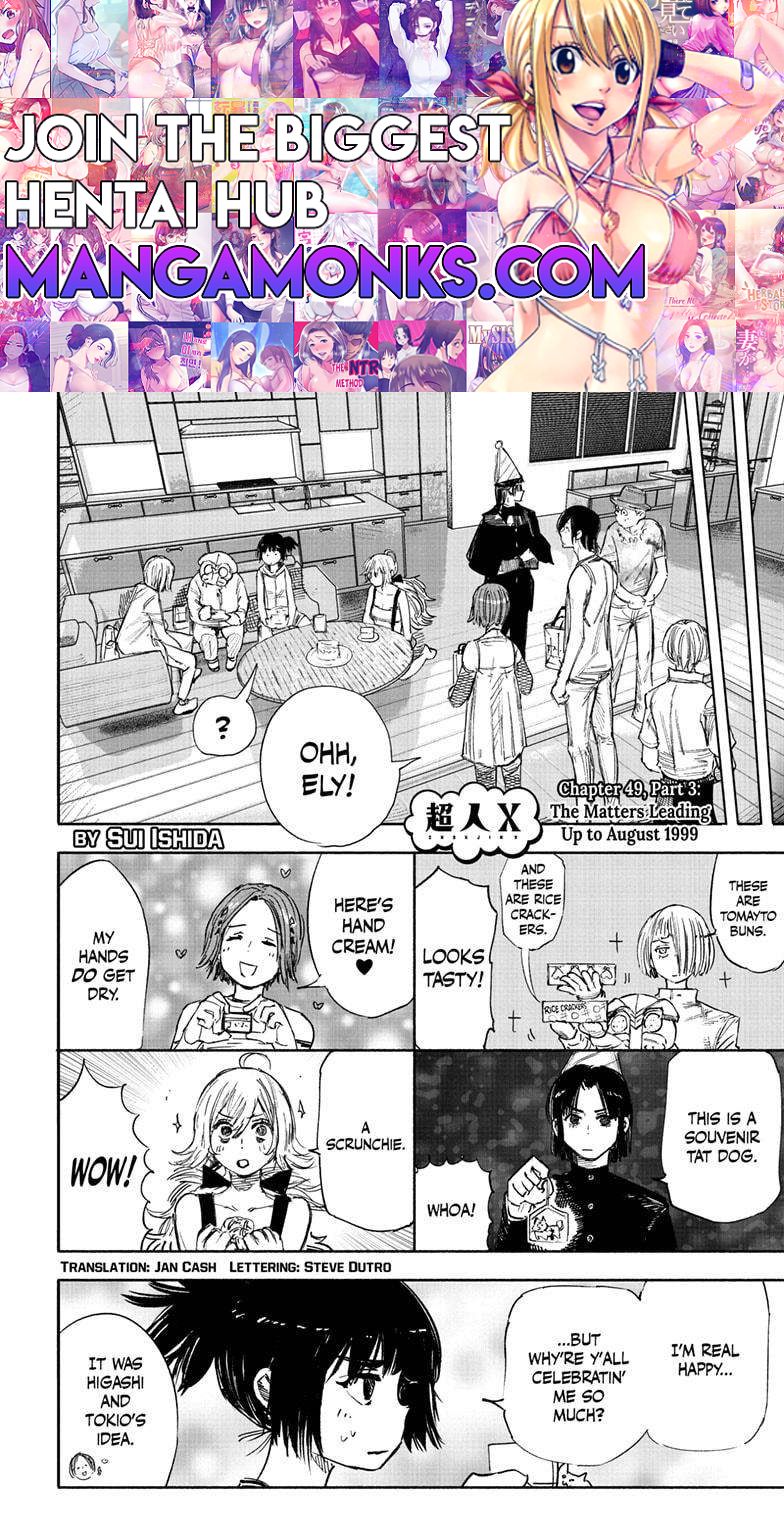 Choujin X chapter 49.3 page 1