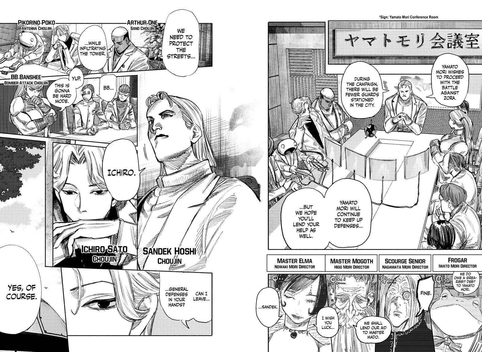 Choujin X chapter 50.1 page 2