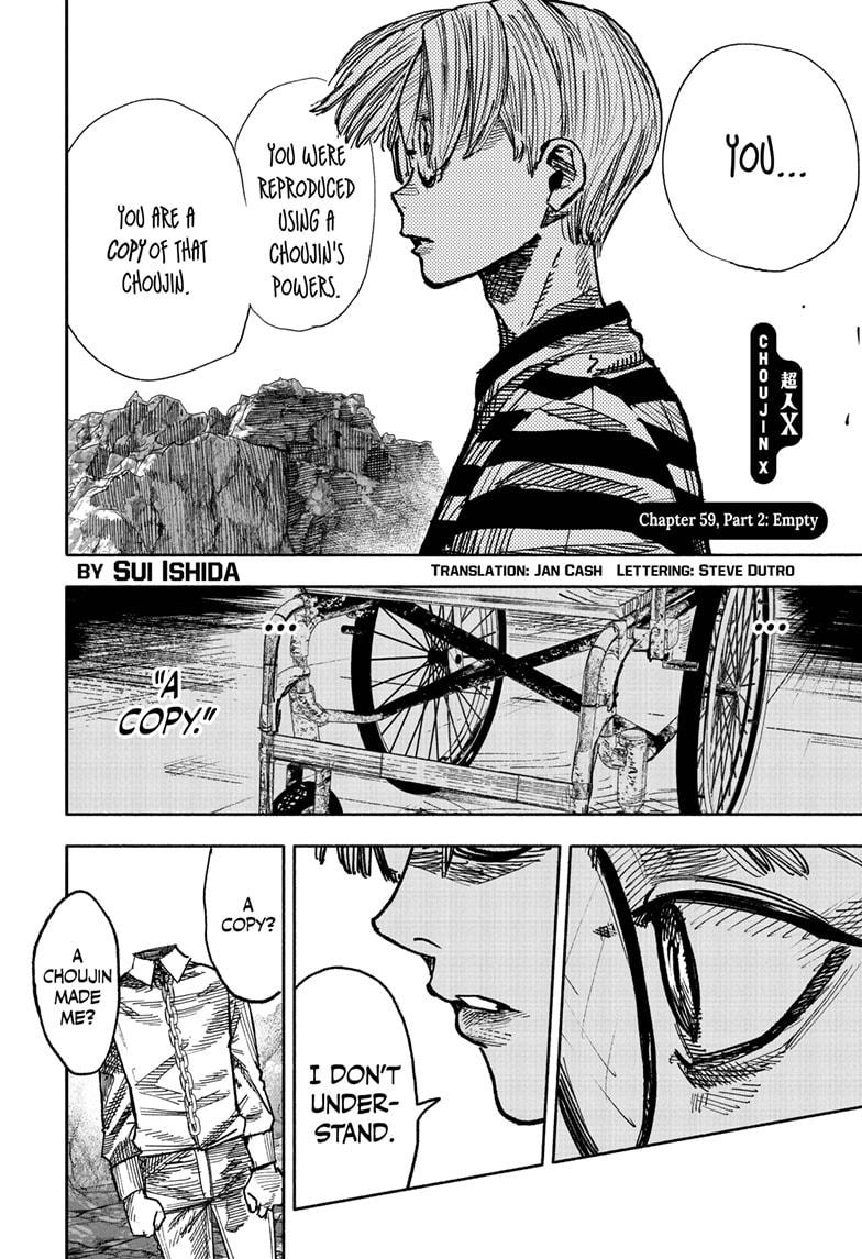 Choujin X chapter 59.2 page 1