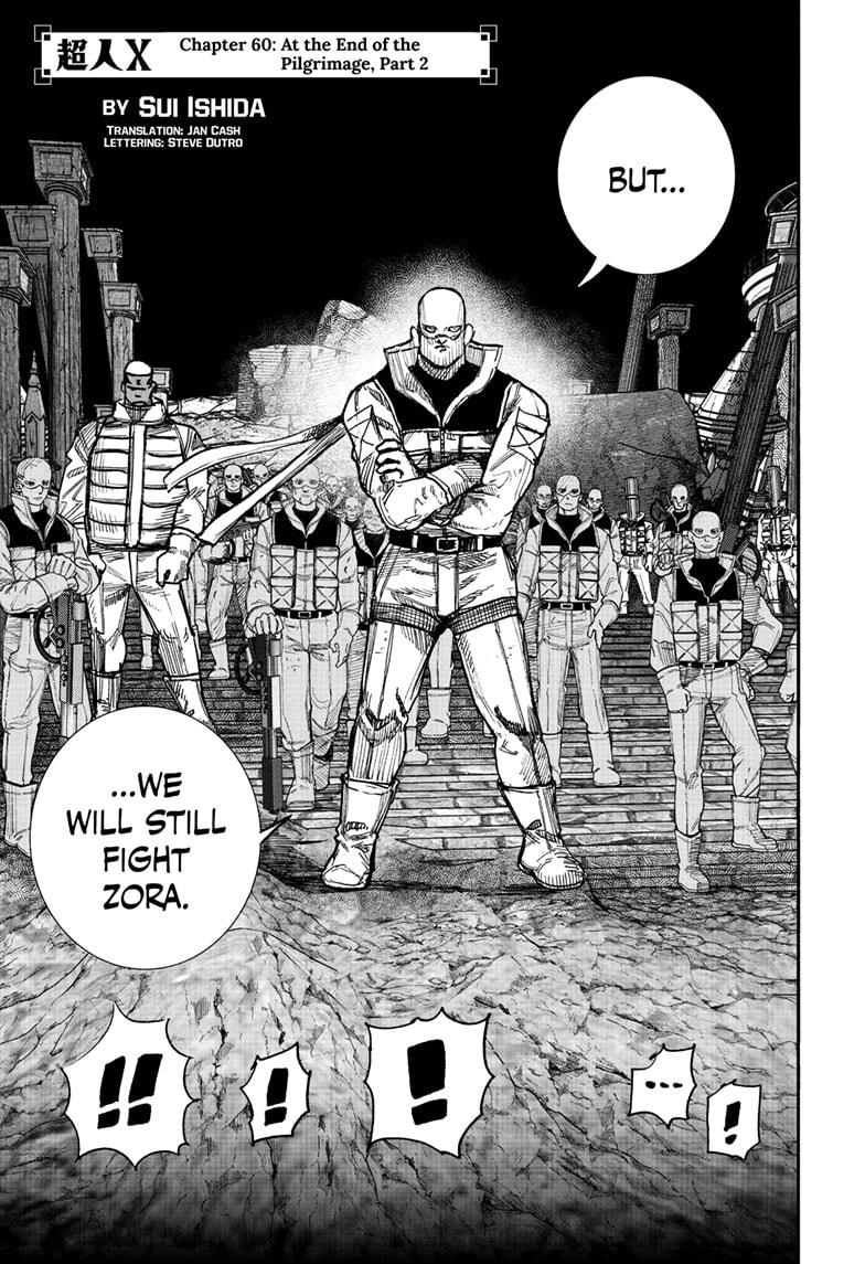 Choujin X chapter 60.2 page 1