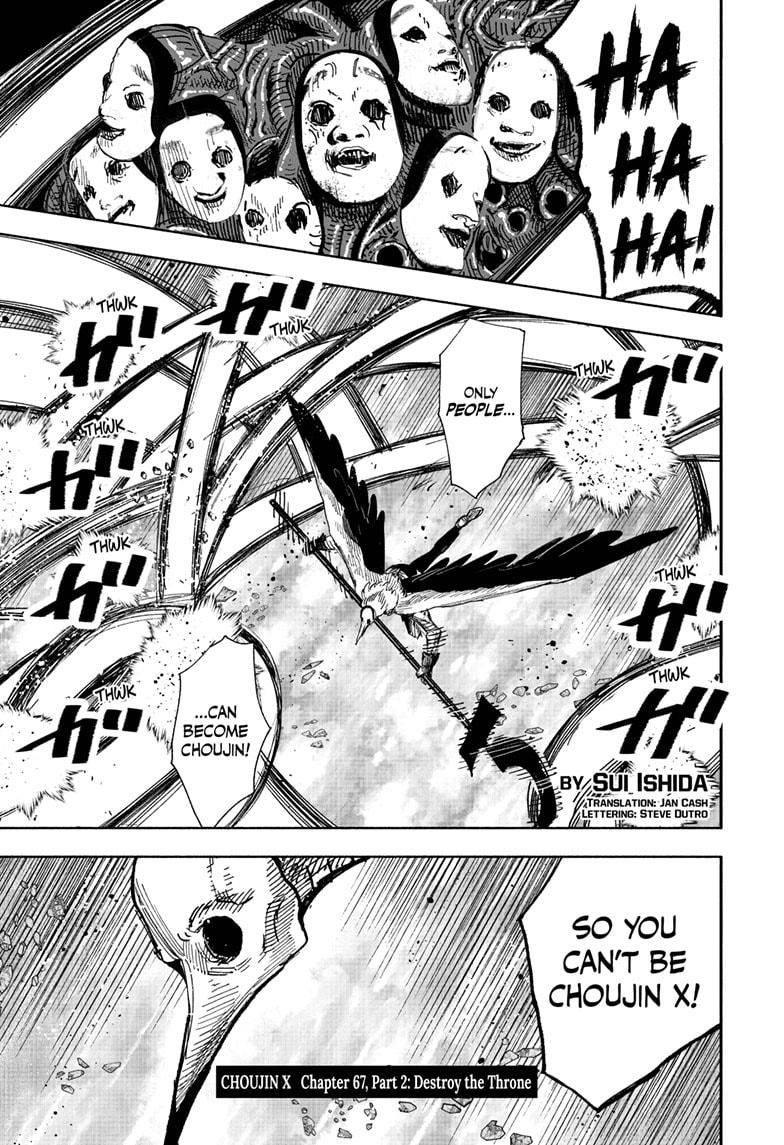 Choujin X chapter 67.2 page 1
