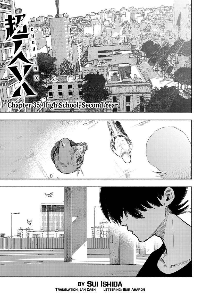 Choujin X chapter 35 page 1