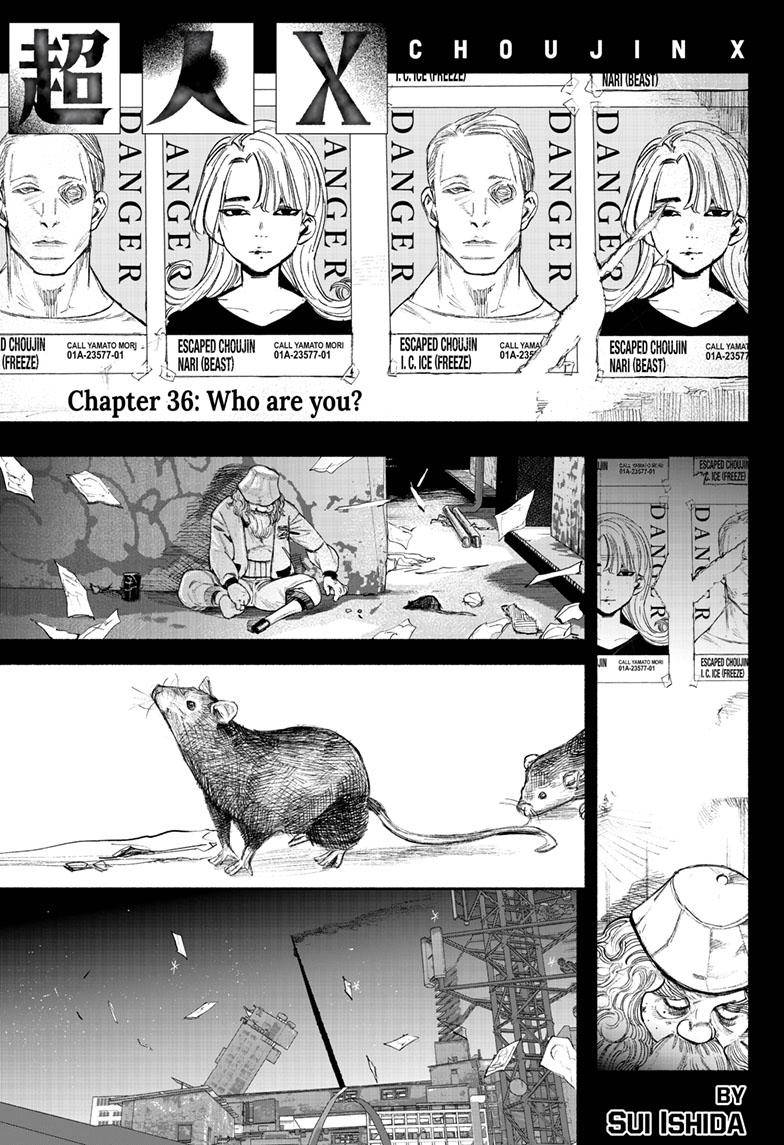 Choujin X chapter 36 page 1