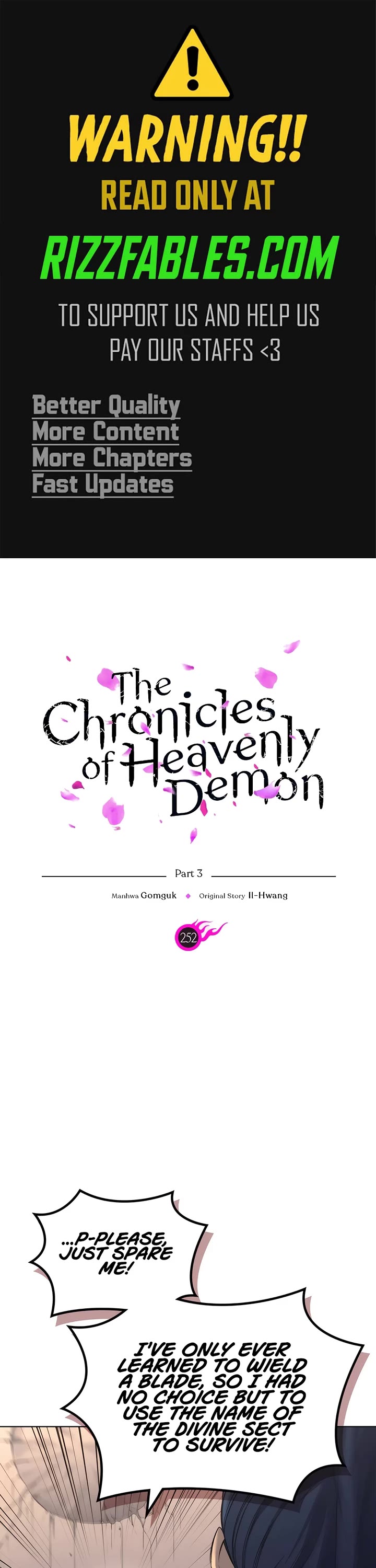 Chronicles of Heavenly Demon chapter 252 page 1