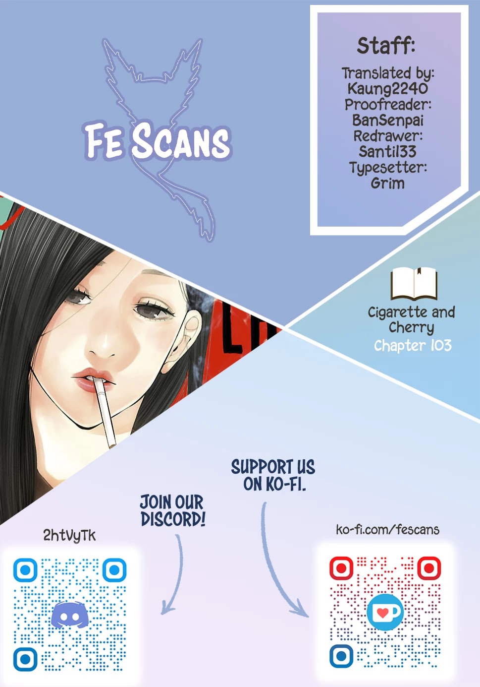 Cigarette & Cherry chapter 103 page 1