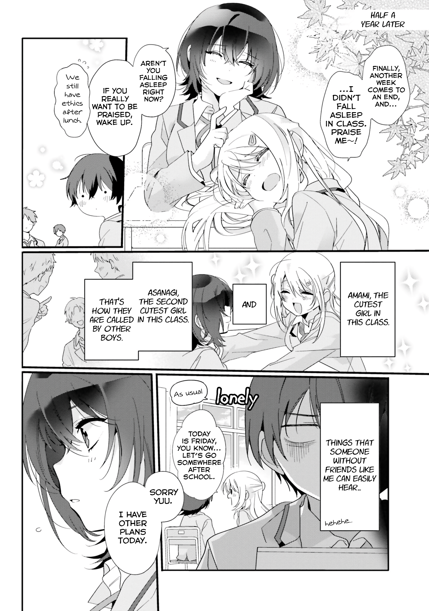 Class De 2 Banme Ni Kawaii Onna No Ko To Tomodachi Ni Natta chapter 1 page 10