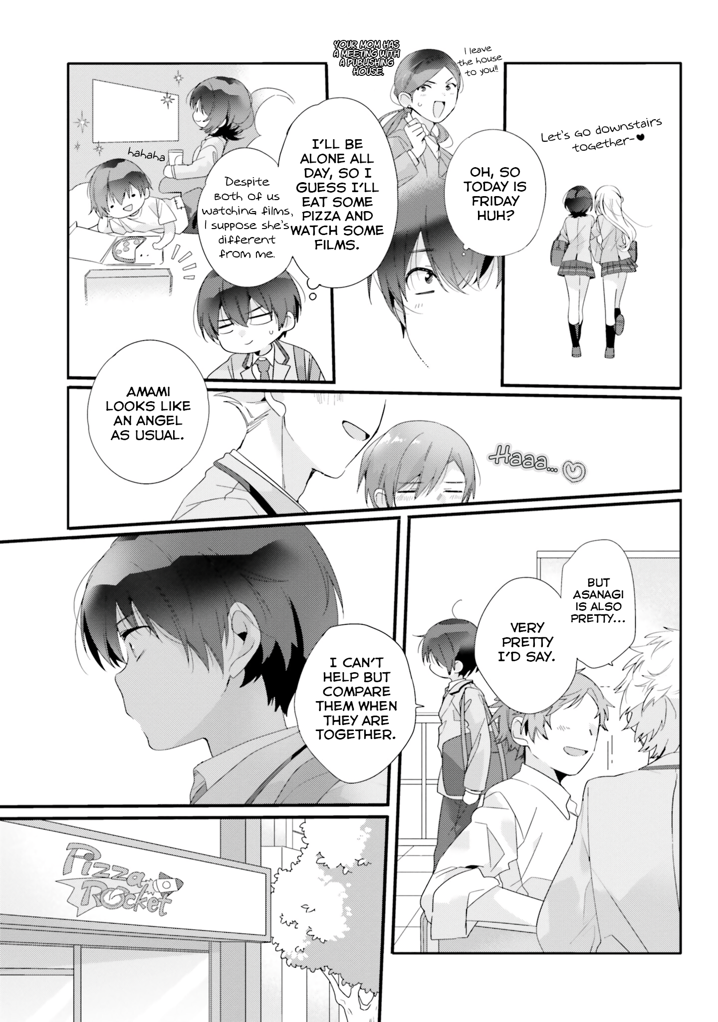 Class De 2 Banme Ni Kawaii Onna No Ko To Tomodachi Ni Natta chapter 1 page 13