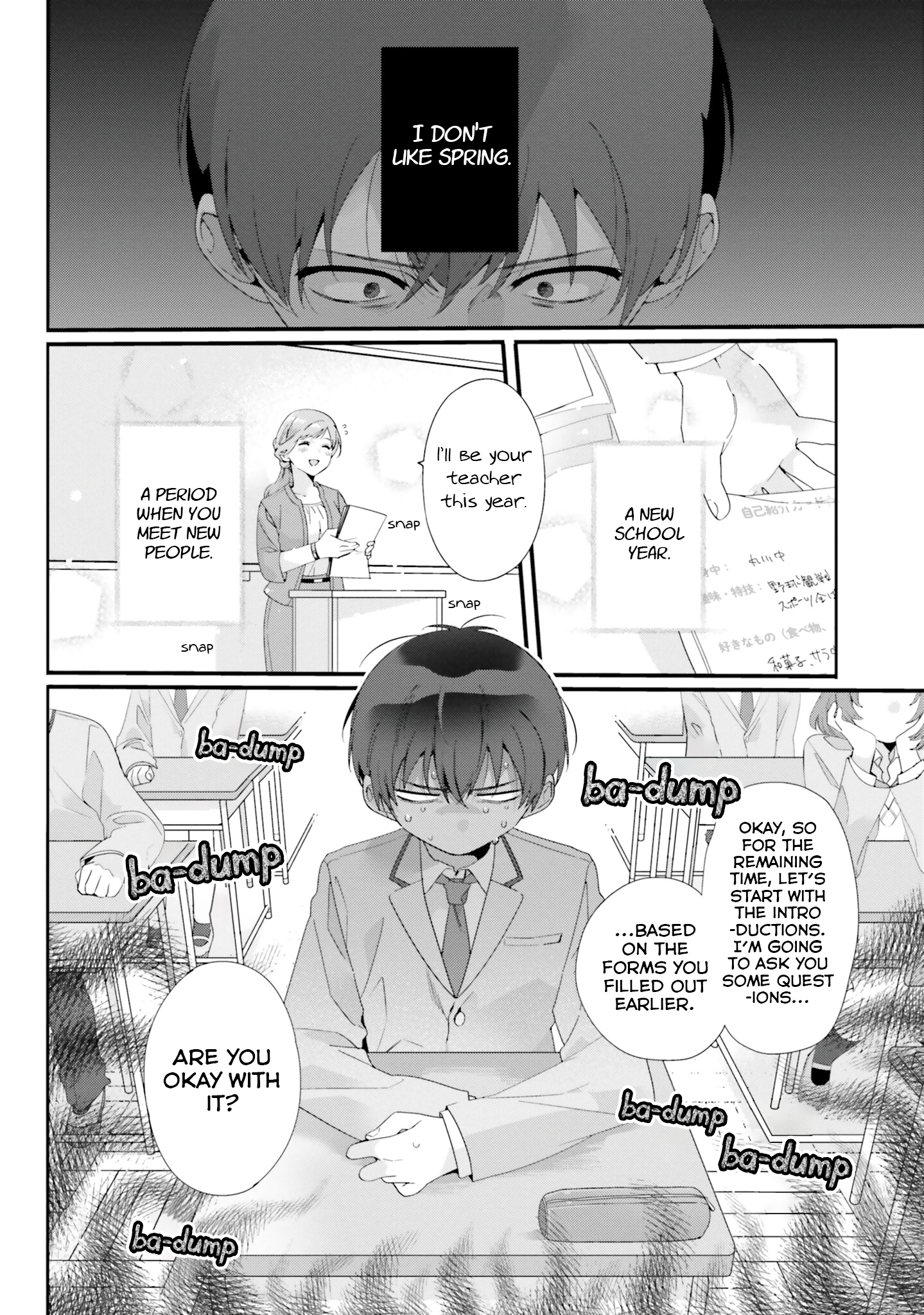 Class De 2 Banme Ni Kawaii Onna No Ko To Tomodachi Ni Natta chapter 1 page 4