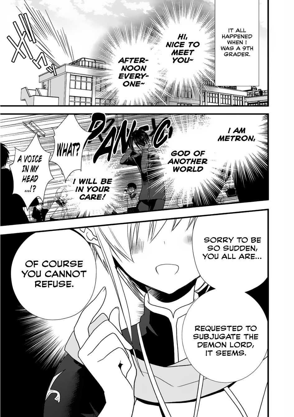 Class ga Isekai Shoukan sareta Naka Ore dake Nokotta n desu ga chapter 1 page 2