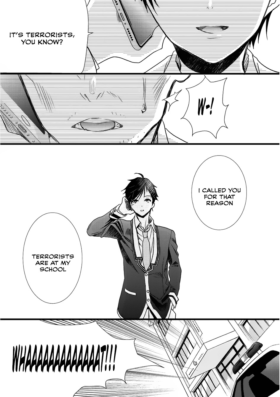 Class ga Isekai Shoukan sareta Naka Ore dake Nokotta n desu ga chapter 1 page 21